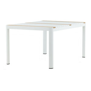 Kerti asztal Dallas 2828 (Fehér + Barna)