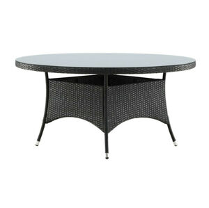 Kerti asztal Dallas 667 (Fekete + Szürke)