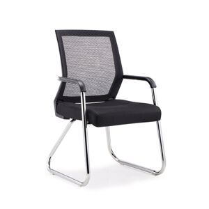 SARIS modern szék, fekete / króm