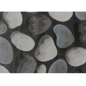 Szőnyeg, barna/szürke/kő minta, 133x190, MENGA
