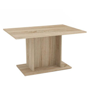 Étkezőasztal, tölgy sonoma, 120x74 cm, MODERN