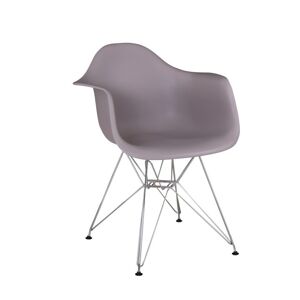 Modern fotel, bükkfa + műanyag  FEMAN 2 NEW, szín: szürke