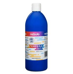 Tempera, 500 ml, NEBULO, kék - 0.5 liter/db