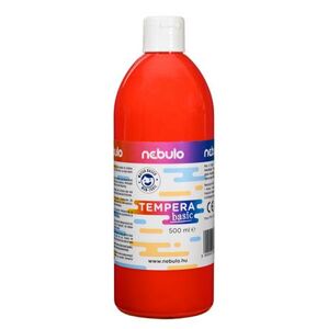 Tempera, 500 ml, NEBULO, piros - 0.5 liter/db