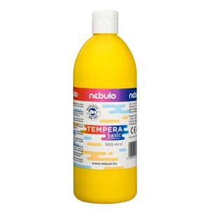 Tempera, 500 ml, NEBULO, sárga - 0.5 liter/db
