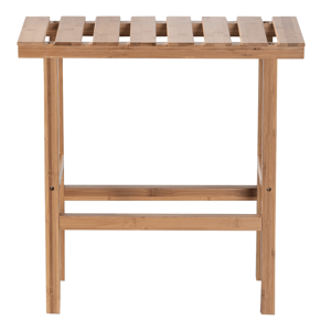 Téglalap alakú kisasztal pezsgőfürdőhöz, természetes bambusz, VIREO TYP 2