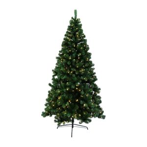 3D karácsonyfa világítással, zöld, 220cm, CHRISTMAS TYP 5