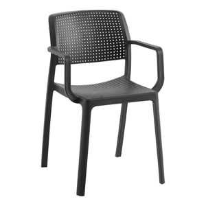 Rakásolható szék, fekete, DENTON