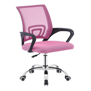 Irodai szék, rózsaszín/fekete, DEX 2 NEW