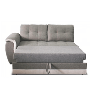 2-személyes kanapé nyitható funkcióval, balos, szövet Inari 91 szürke + Inari 22 bézs, RUBA