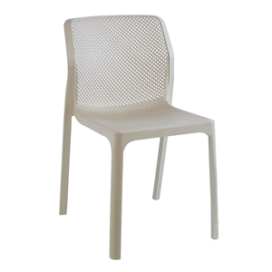 Rakásolható szék, szürkésbarna taupe/műanyag, LARKA