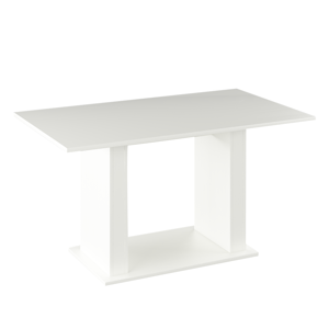 Étkezőasztal, fehér, 138x79 cm, LENOTO
