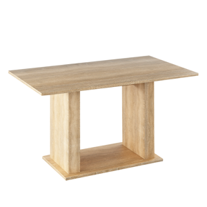 Étkezőasztal, sonoma tölgy, 138x79 cm, LENOTO
