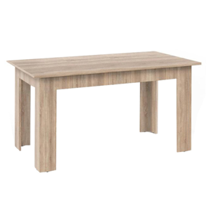 Étkezőasztal, sonoma tölgyfa, 140x80 cm, GENERAL