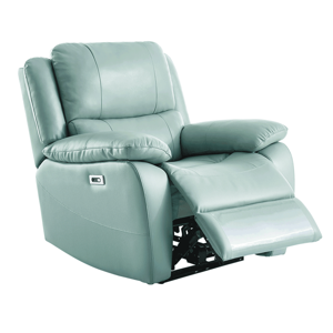 Elektromos relaxációs fotel, bőr/ekobőr neomint, VIVAN